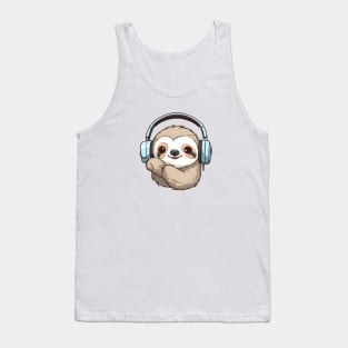 Cute Sloth Dancing To Music Tank Top